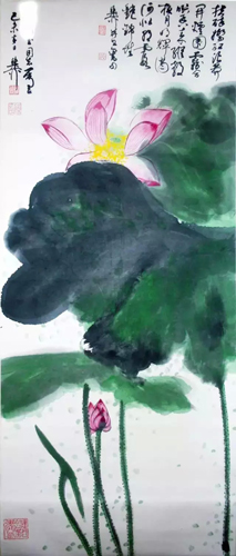 谢稚柳荷画别具特色 谢稚柳荷画别具特色