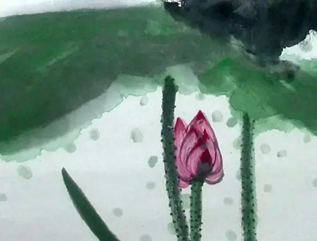 谢稚柳荷画别具特色 谢稚柳荷画别具特色